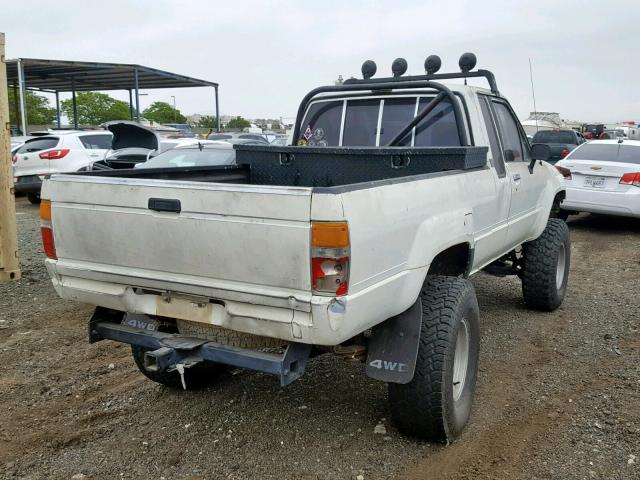 JT4RN67S1G5019415 - 1986 TOYOTA PICKUP XTR WHITE photo 4