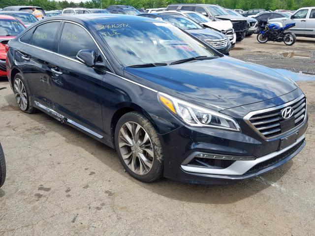 5NPE34AB3FH111075 - 2015 HYUNDAI SONATA SPO BLACK photo 1