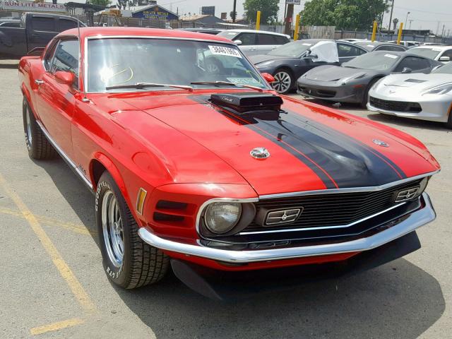 0F05H108463 - 1970 FORD MUSTANG M1 RED photo 1