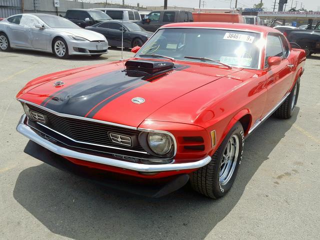 0F05H108463 - 1970 FORD MUSTANG M1 RED photo 2