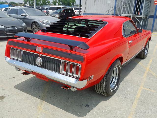 0F05H108463 - 1970 FORD MUSTANG M1 RED photo 4