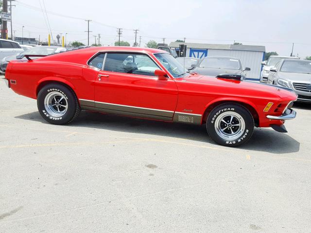 0F05H108463 - 1970 FORD MUSTANG M1 RED photo 9