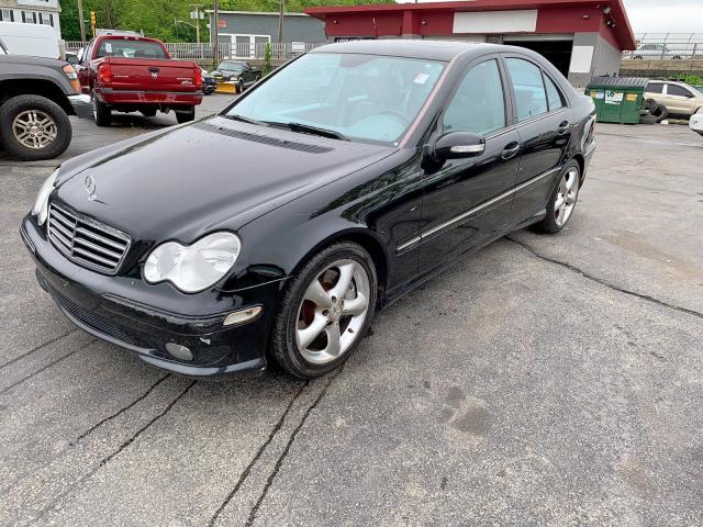 WDBRF52H06F814840 - 2006 MERCEDES-BENZ C 230 BLACK photo 2