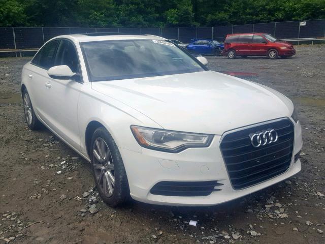 WAUFFAFC2EN143698 - 2014 AUDI A6 PREMIUM WHITE photo 1