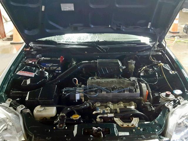 2HGEJ6618YH588521 - 2000 HONDA CIVIC BASE GREEN photo 7