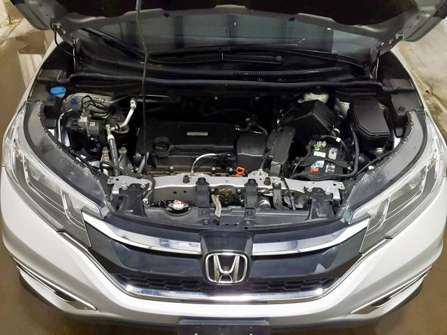 5J6RM4H79GL052783 - 2016 HONDA CR-V EXL SILVER photo 7