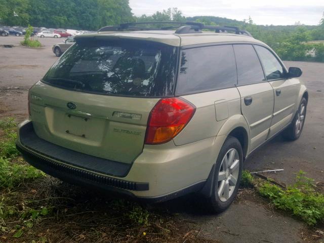 4S4BP61C767340354 - 2006 SUBARU LEGACY OUT GOLD photo 4