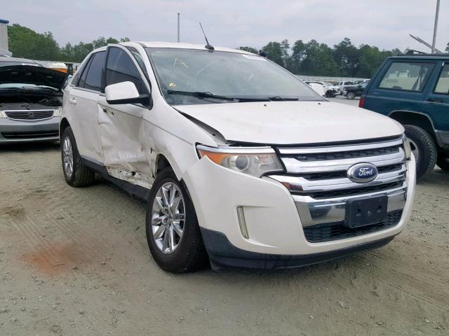 2FMDK3KC5BBA06376 - 2011 FORD EDGE LIMIT WHITE photo 1