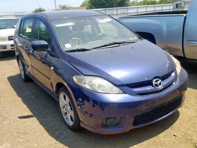 JM1CR29L870136639 - 2007 MAZDA 5 BLUE photo 1