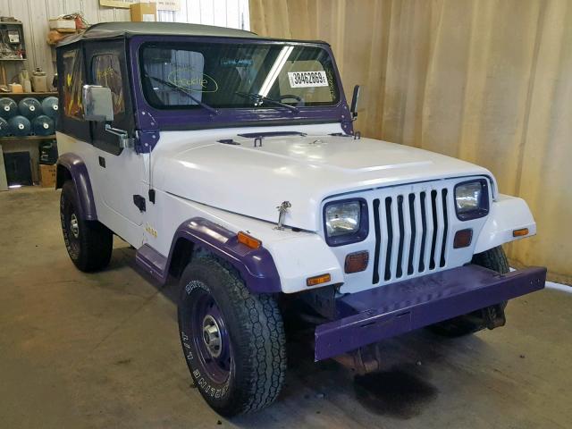 2J4FY29T1KJ161244 - 1989 JEEP WRANGLER / WHITE photo 1