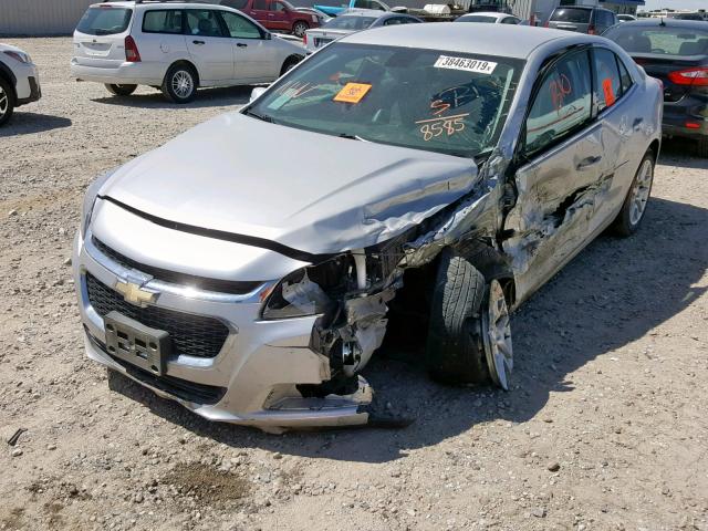 1G11C5SL7FF348585 - 2015 CHEVROLET MALIBU 1LT 银色 照片 2
