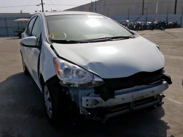 JTDKDTB30C1024223 - 2012 TOYOTA PRIUS C WHITE photo 1