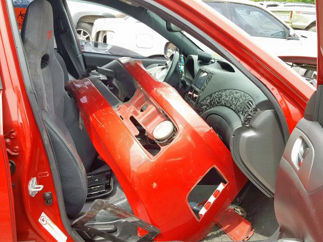 JF1GR89678L828685 - 2008 SUBARU IMPREZA WR RED photo 5