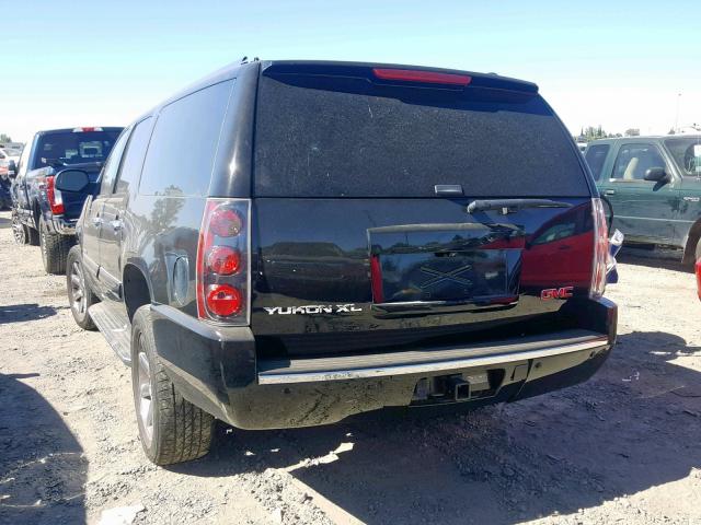 1GKFK66807J265031 - 2007 GMC YUKON XL D BLACK photo 3