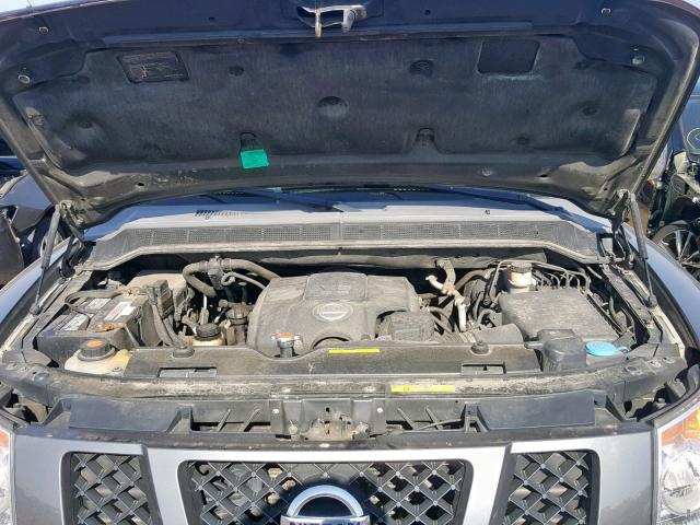 5N1BA08C68N628627 - 2008 NISSAN ARMADA SE GRAY photo 7