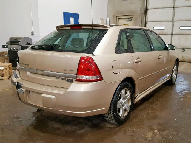 1G1ZU64885F142270 - 2005 CHEVROLET MALIBU MAX 米色 照片 4