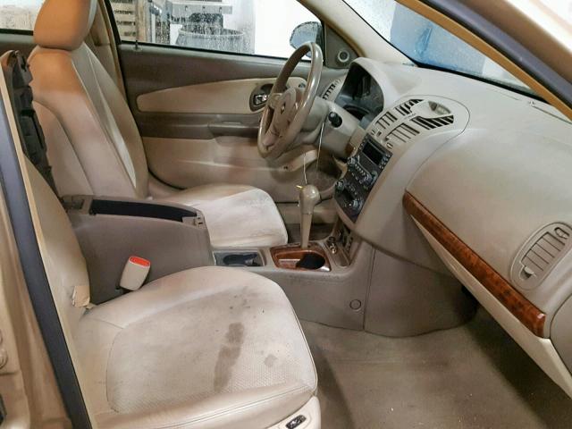 1G1ZU64885F142270 - 2005 CHEVROLET MALIBU MAX 米色 照片 5