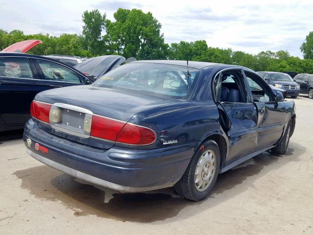 1G4HR54K5YU342710 - 2000 BUICK LESABRE LI BLUE photo 4