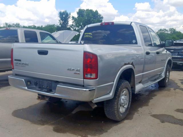 3D7KU28D13G701930 - 2003 DODGE RAM 2500 S ვერცხლისფერი ფოტო 4