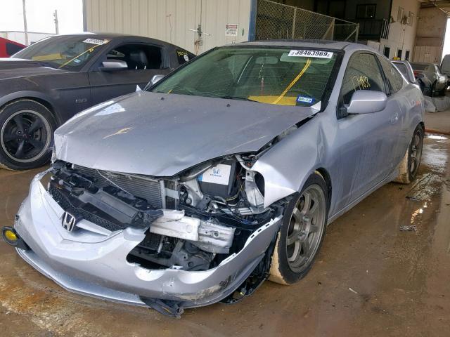 JH4DC53052C019550 - 2002 ACURA RSX TYPE-S SILVER photo 2