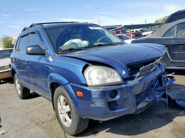 KM8JM12B86U342970 - 2006 HYUNDAI TUCSON GL BLUE photo 1