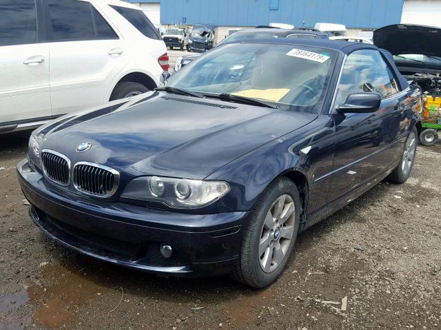 WBABW33446PX85868 - 2006 BMW 325 CI BLUE photo 2