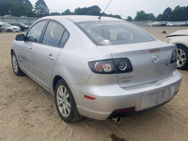 JM1BK32F481876095 - 2008 MAZDA 3 I SILVER photo 3