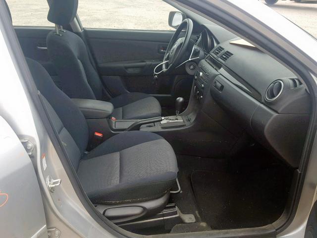 JM1BK32F481876095 - 2008 MAZDA 3 I SILVER photo 5