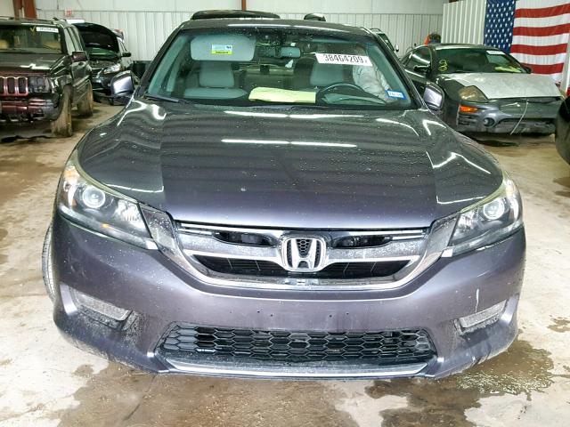 1HGCR2F87DA233581 - 2013 HONDA ACCORD EXL CHARCOAL photo 9