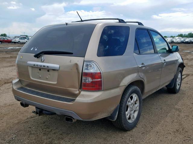 2HNYD18814H509498 - 2004 ACURA MDX TOURIN BROWN photo 4