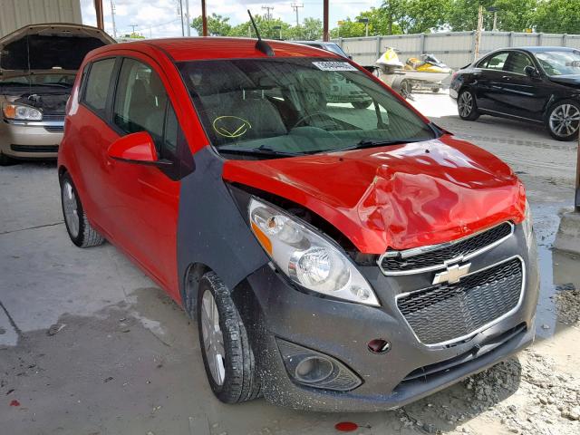 KL8CD6S96FC732410 - 2015 CHEVROLET SPARK 1LT RED photo 1