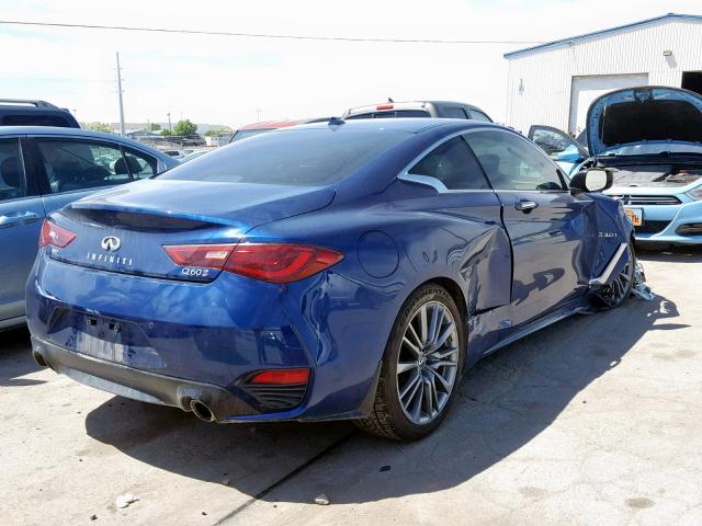 JN1FV7EL1HM700852 - 2017 INFINITI Q60 RED SP BLUE photo 4