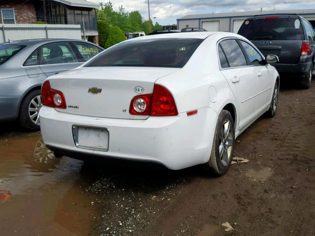 1G1ZH57B99F175502 - 2009 CHEVROLET MALIBU 1LT WHITE photo 4