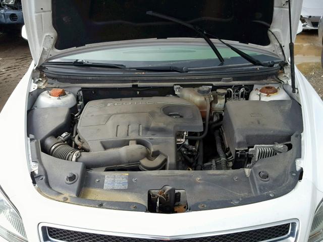 1G1ZH57B99F175502 - 2009 CHEVROLET MALIBU 1LT WHITE photo 7