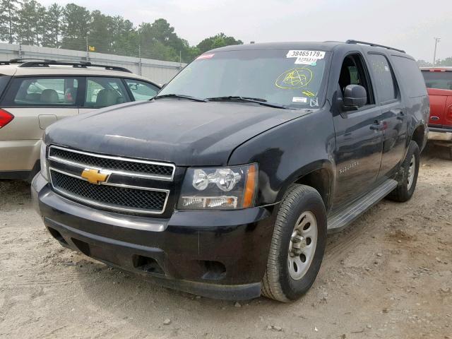 1GNSC5E07CR171809 - 2012 CHEVROLET SUBURBAN C BLACK photo 2