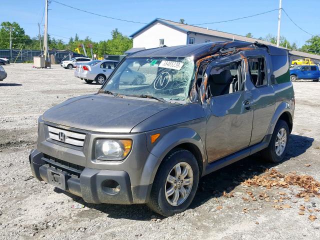 5J6YH28717L014789 - 2007 HONDA ELEMENT EX GRAY photo 2