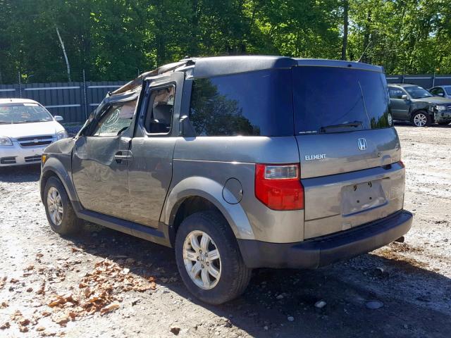 5J6YH28717L014789 - 2007 HONDA ELEMENT EX GRAY photo 3