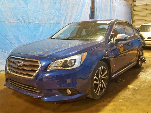 4S3BNAS63H3023204 - 2017 SUBARU LEGACY SPO BLUE photo 2