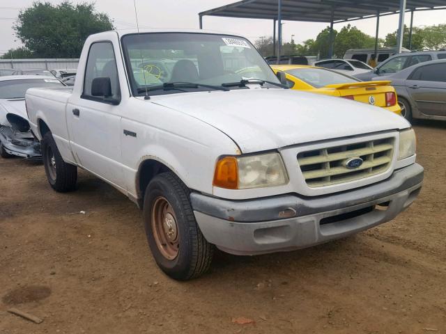 1FTYR10U63PB23668 - 2003 FORD RANGER WHITE photo 1