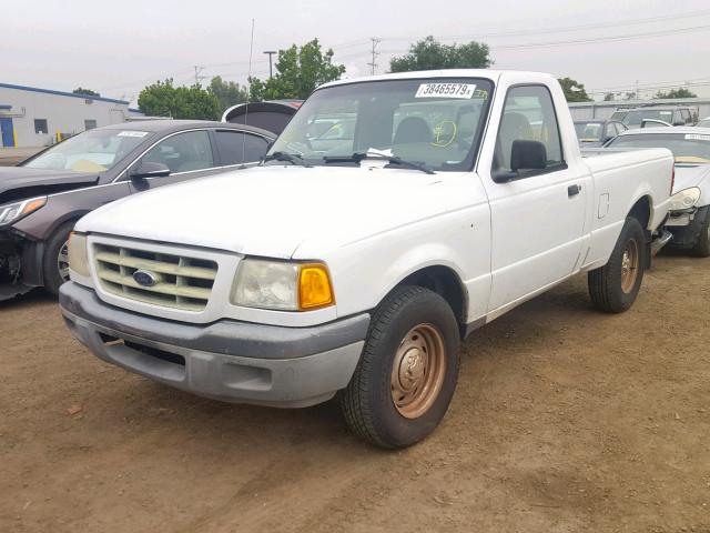 1FTYR10U63PB23668 - 2003 FORD RANGER WHITE photo 2