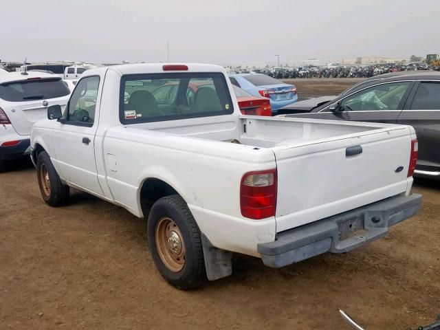 1FTYR10U63PB23668 - 2003 FORD RANGER WHITE photo 3