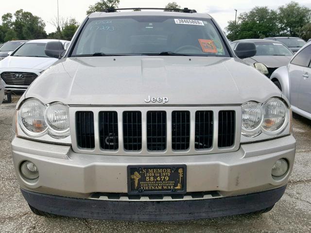 1J8GS48K47C657679 - 2007 JEEP GRAND CHER TAN photo 9