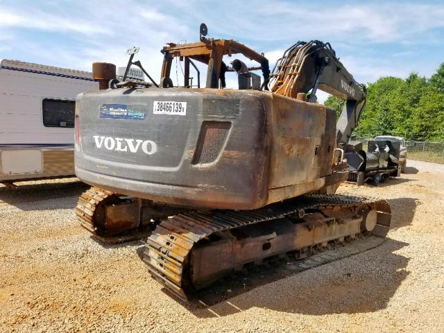 VCEC140CV00111035 - 2012 VOLVO TRACKHOE BURN photo 4