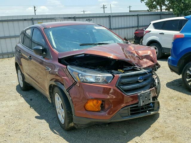 1FMCU0F77JUA30415 - 2018 FORD ESCAPE S BROWN photo 1