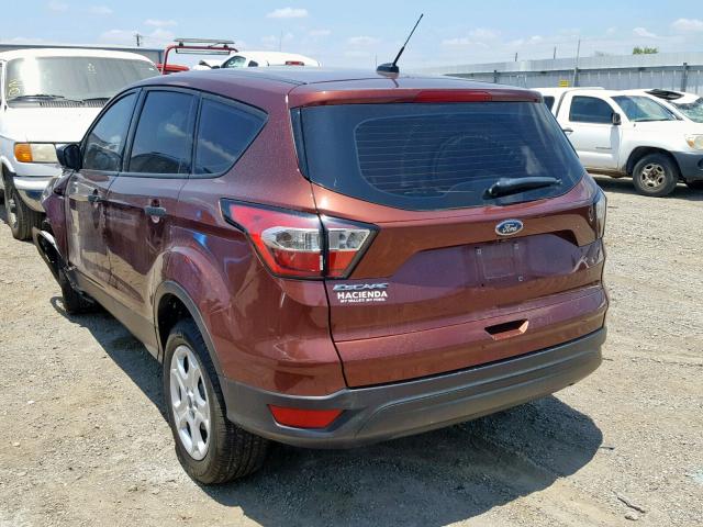 1FMCU0F77JUA30415 - 2018 FORD ESCAPE S BROWN photo 3