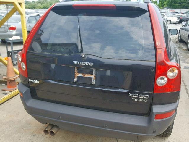 YV1CZ91H231020481 - 2003 VOLVO XC90 T6 BLACK photo 10