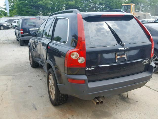 YV1CZ91H231020481 - 2003 VOLVO XC90 T6 BLACK photo 3