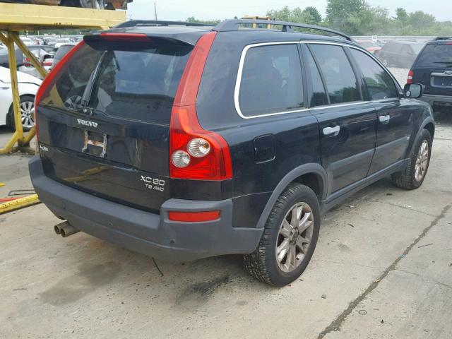 YV1CZ91H231020481 - 2003 VOLVO XC90 T6 BLACK photo 4