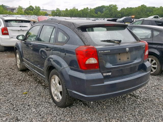 1B3HB48B37D154409 - 2007 DODGE CALIBER SX BLUE photo 3