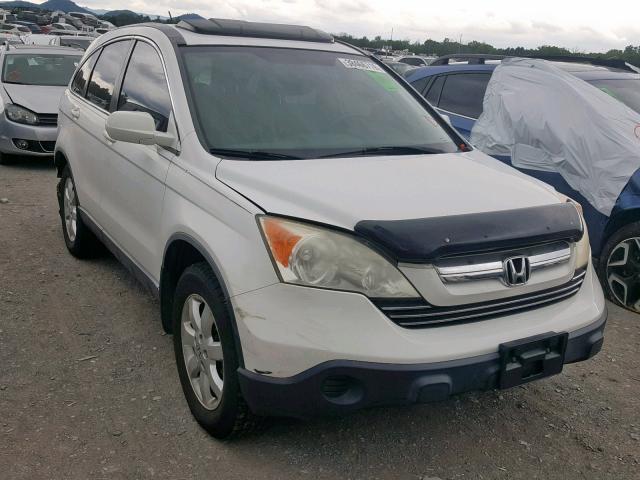 JHLRE48748C033596 - 2008 HONDA CR-V EXL WHITE photo 1